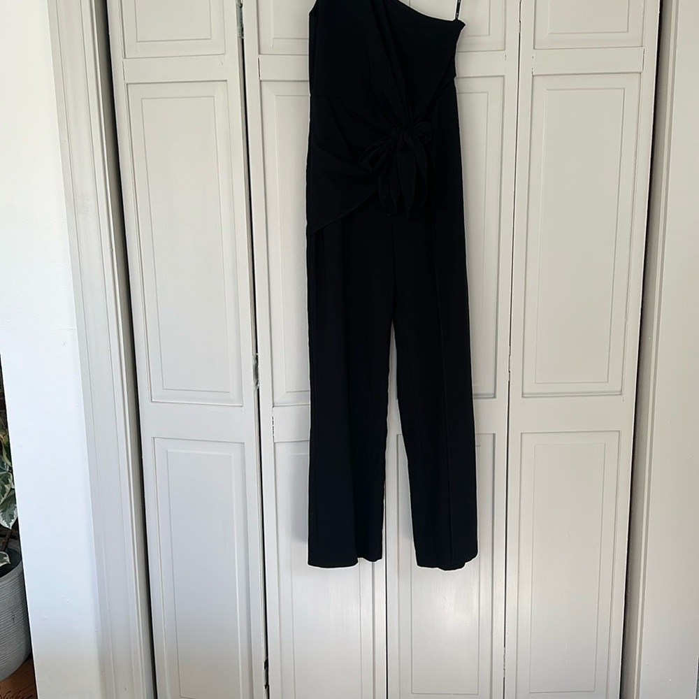 Bardot Black One-Shoulder Jumpsuit - Picture 3 of 5